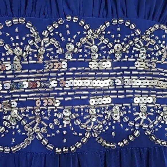 💃💙R&M Richards Beaded Gown - Picture 7 of 9